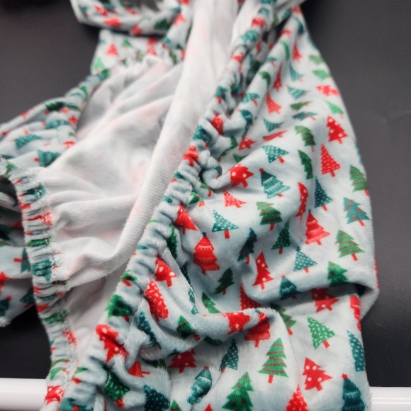 NwoT Size 7 XXXL Howlidays Green & Red Christmas TreePatterns Dog SnapUp Pajamas - Picture 6 of 10